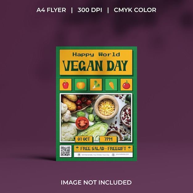 world vegan day sale flyer