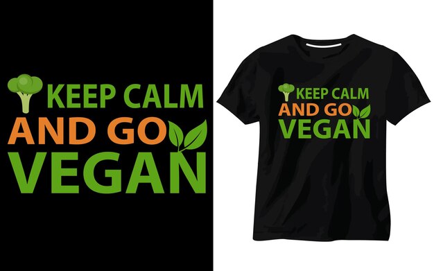 Vector world vegan day t shirt design