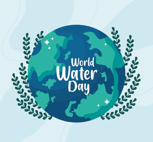 世界水の日のイラスト