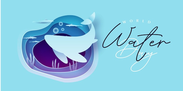 World water day template design