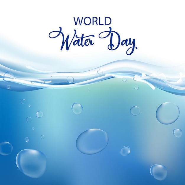 World Water Day vector Water Day vector illustrator