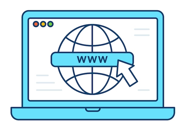 Всемирная паутина Глобус Интернет-концепция поиска WWW значок Крошечные люди ищут информацию