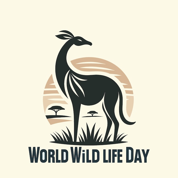 Vector world wild life day
