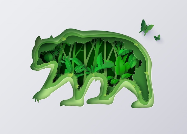 Vector world wildlife animal