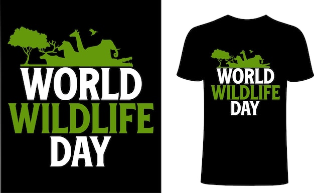Vector world wildlife dat t-shirt design and vector