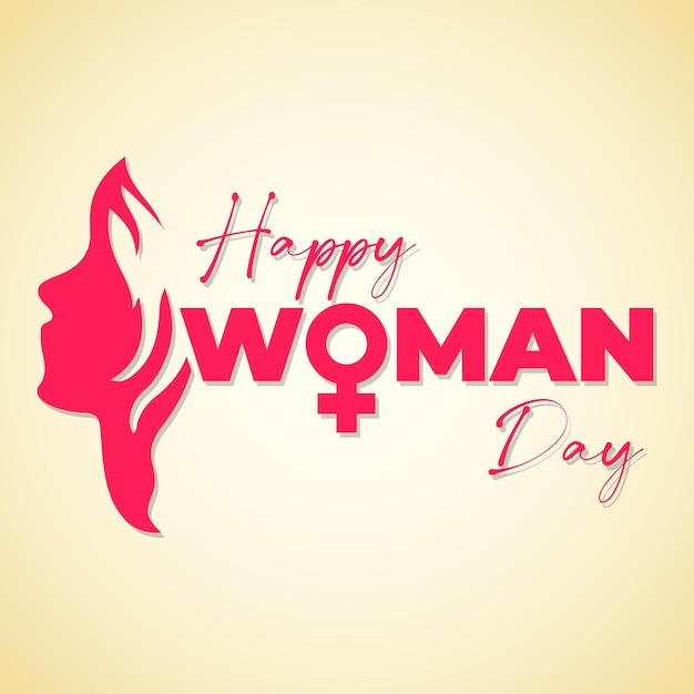 World women's day greeting in vintage style