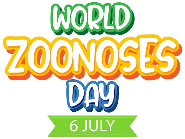 World zoonoses day banner design