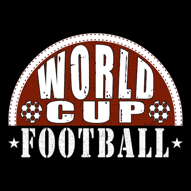 Vector worldcup football t shirt design