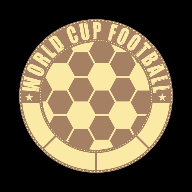 Vector worldcup football t shirt design