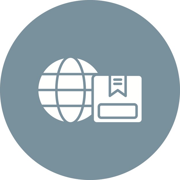 Worldwide Shipping icon vector image Can be used for Logistics