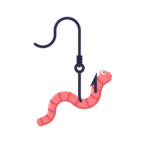 Professional snake hook, Stock vector