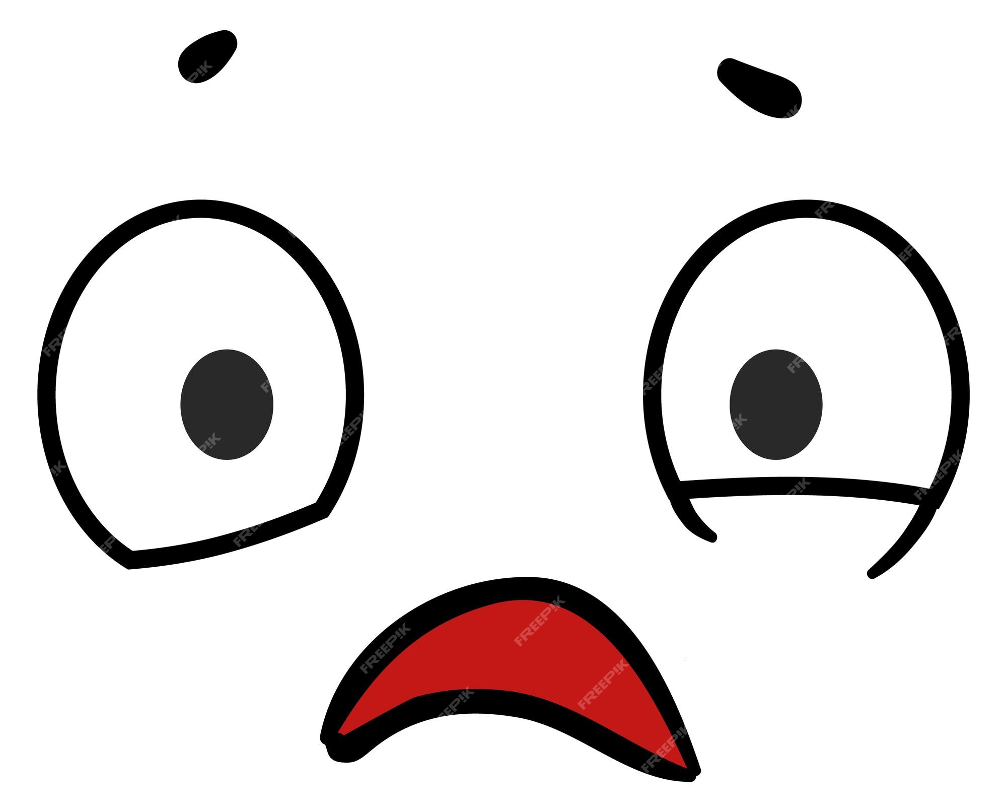 Scared Emoji Cartoon Face, Emoji, Style, Design PNG Transparent Image and  Clipart for Free Download