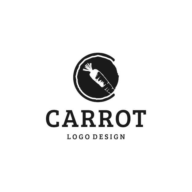 wortel logo ontwerp sjabloon vector