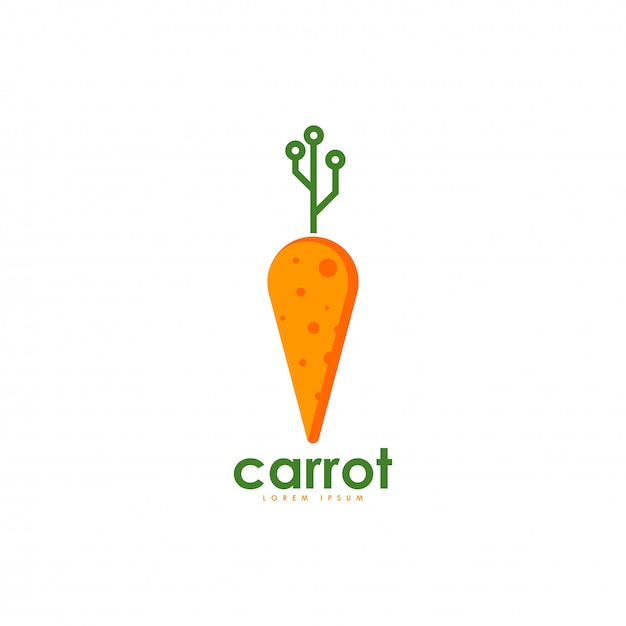 Vector wortel logo