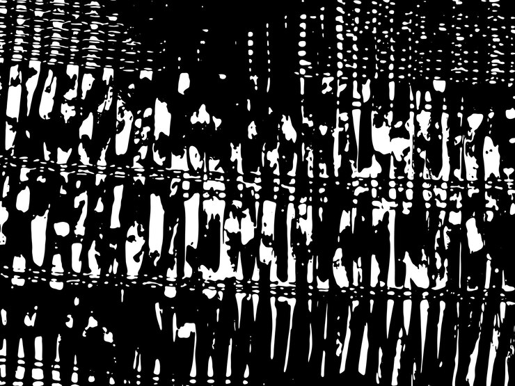 Vector woven monochrome abstraction