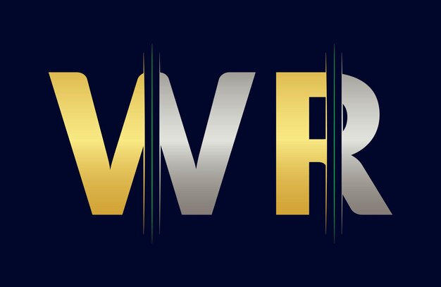 wr letter logo template illustration design