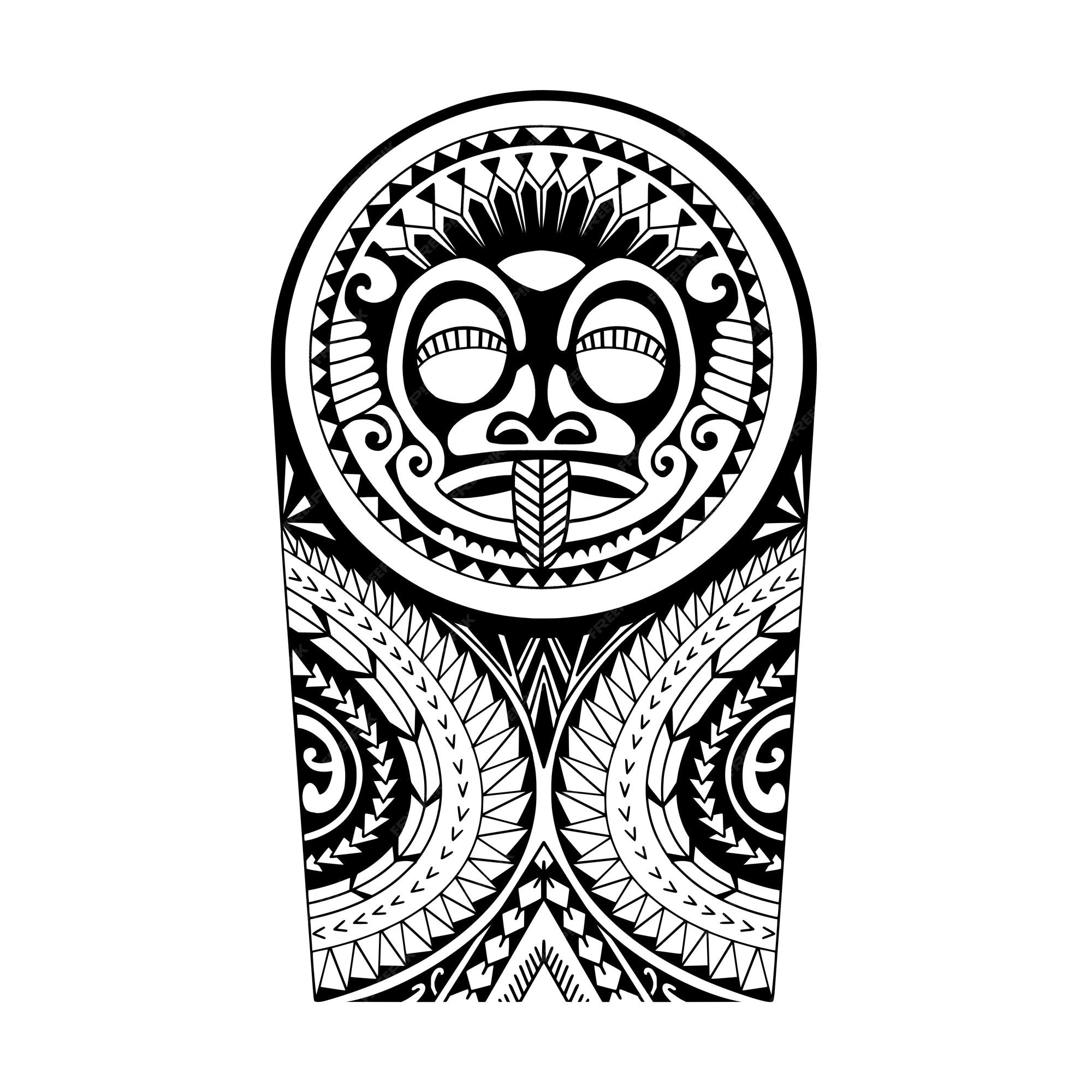Premium Vector | Wrap around arm polynesian tattoo design pattern aboriginal samoan Premium Vector | Wrap around arm polynesian tattoo design pattern aboriginal samoan