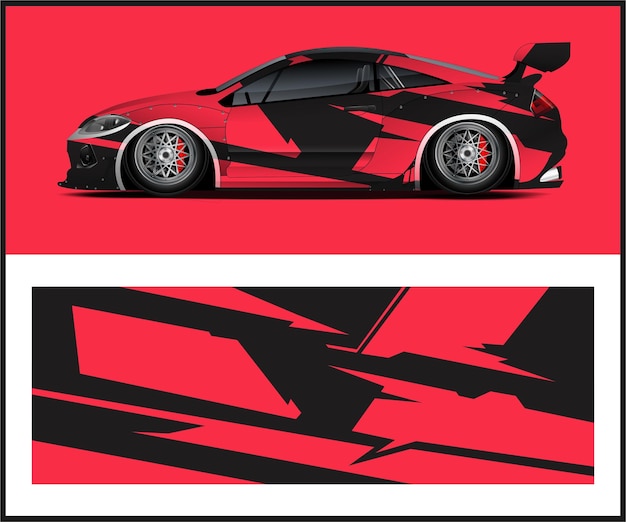 Wrap Artwork for car wrap design