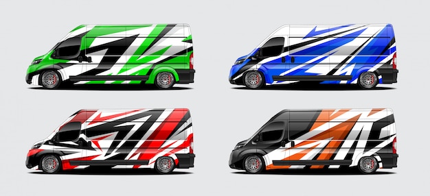 Wrap bestelwagenontwerpen