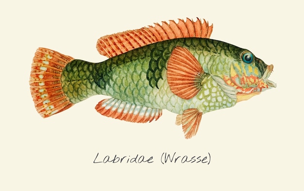 Wrasse fish