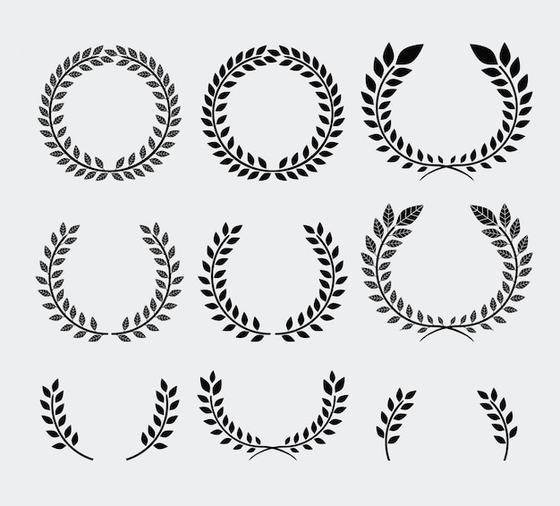 Vector wreath design