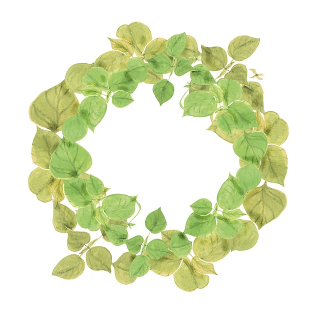 Wreath of leaves