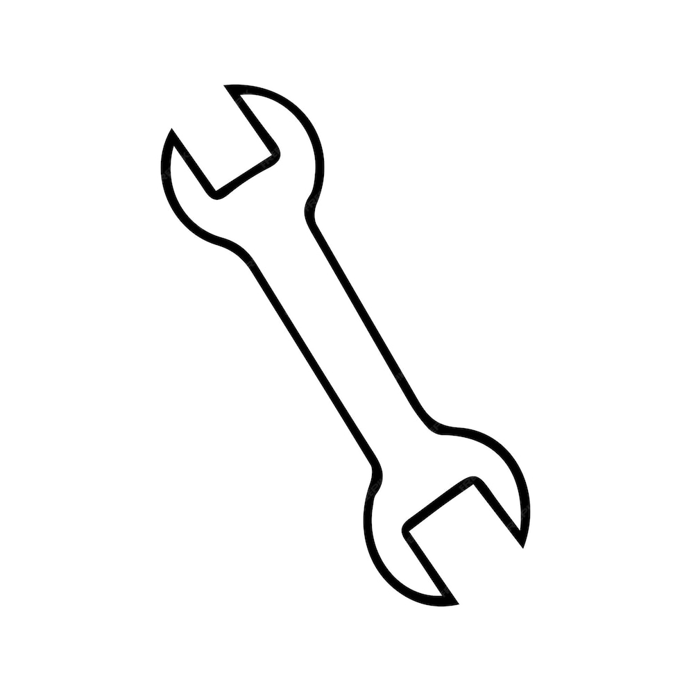 Premium Vector | Wrench in cartoon style repair tools vector