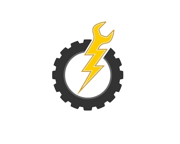 Wrench energy inside the gear logo