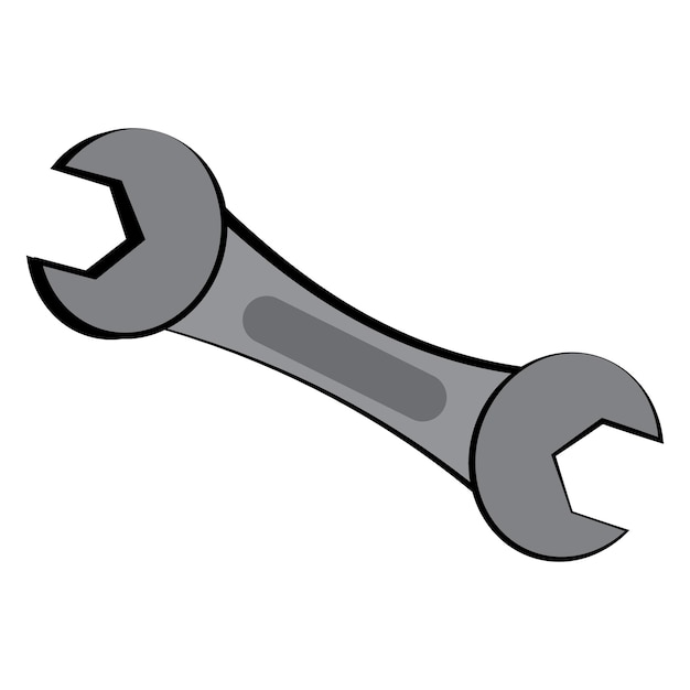 Wrench icon logo vector design template