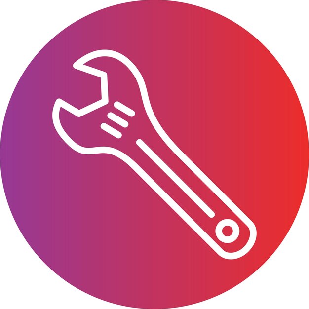 Wrench Icon Style