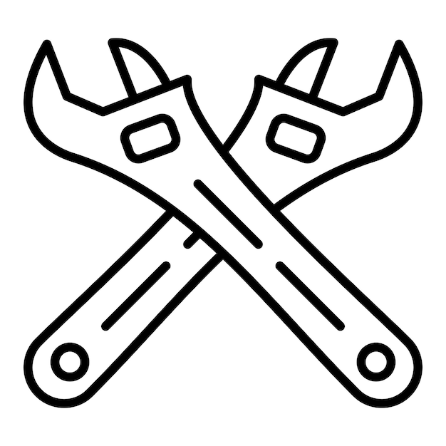 Wrench Icon Style