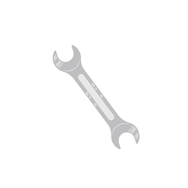 Wrench vector element concept design template web