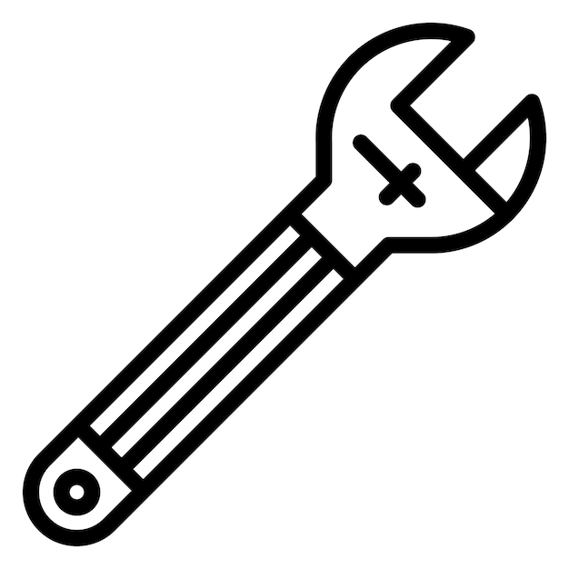 Wrench Vector Illustration