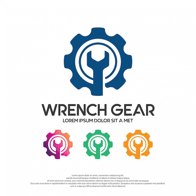 Wrench with gear