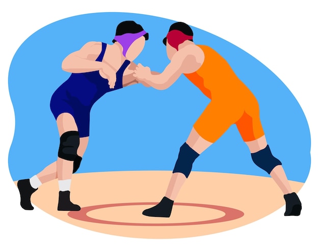 Vector wrestling game