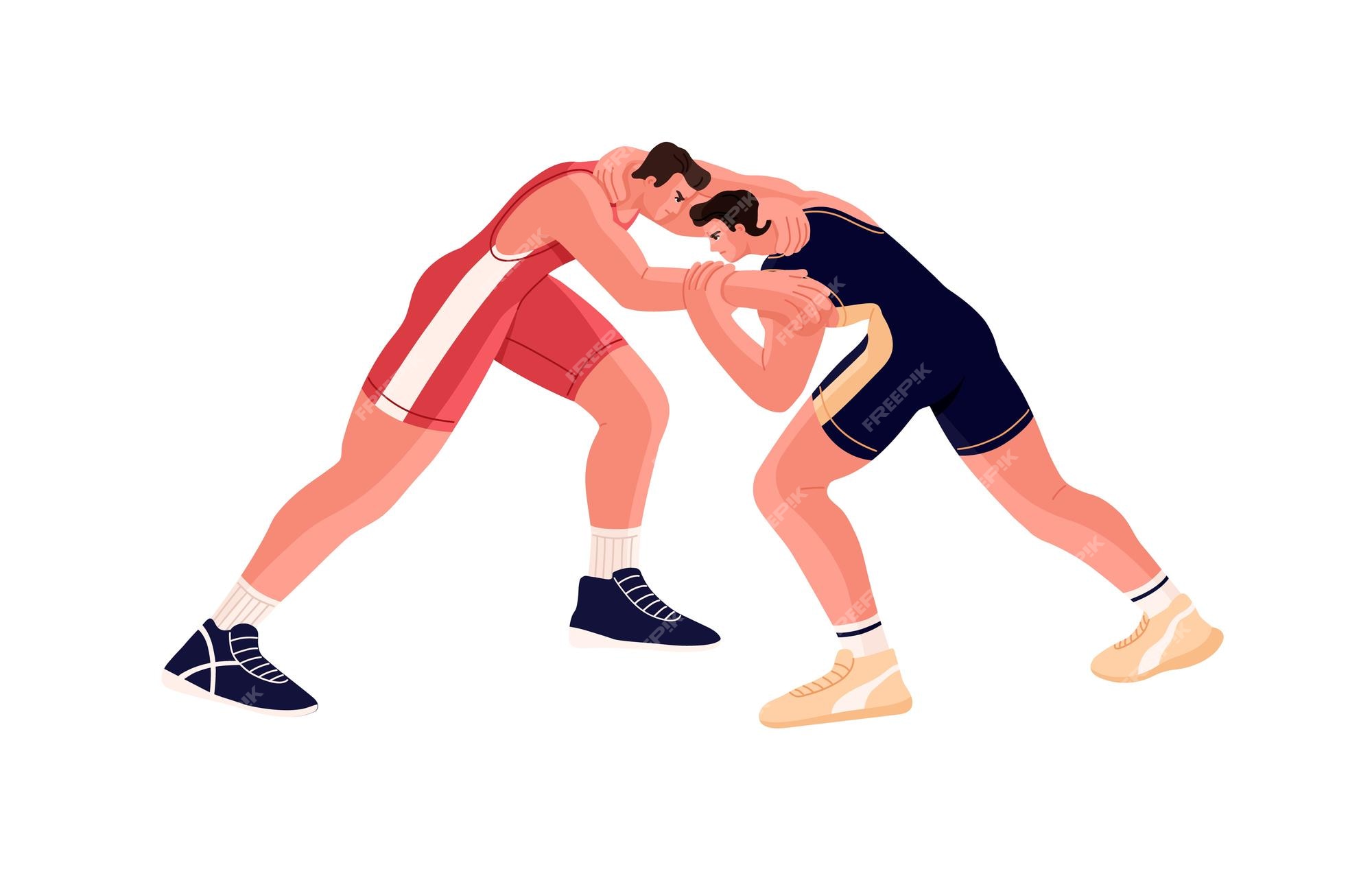 Brazilian Fight. Two Experienced Fighters Train Stock Vector - Illustration  of duel, fighter: 64733455