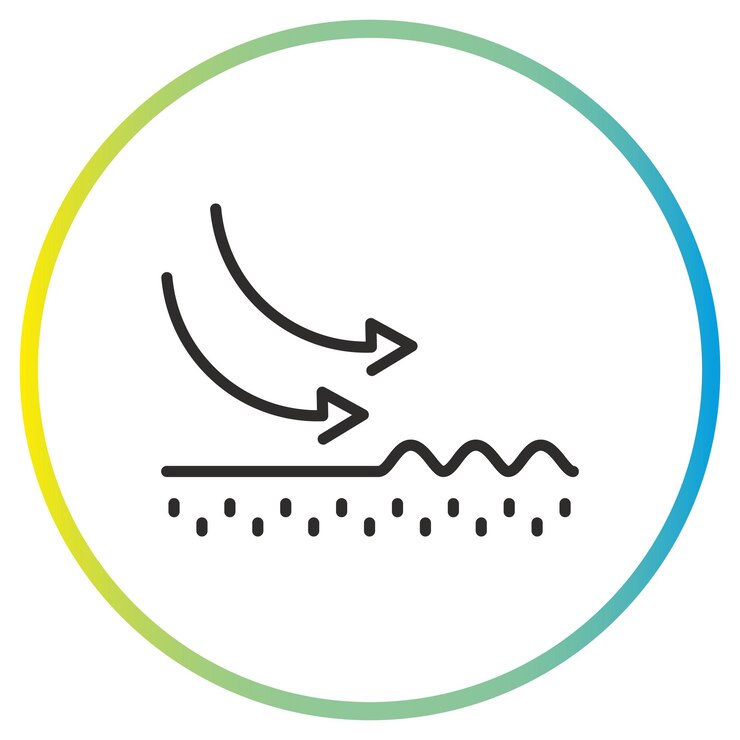 Vector wrinkle smoothing icon