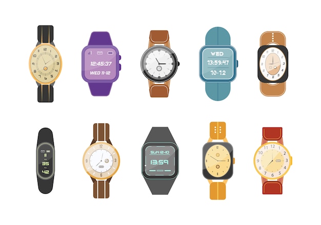 Vector wrist watch set