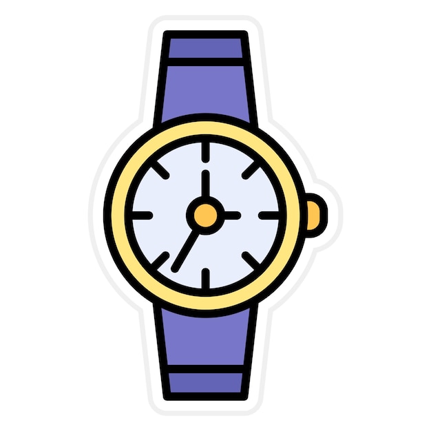 Vector wristwatch icon vector image can be used for fashion