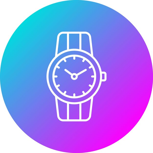 Wristwatch vector icon Can be used for Smart City iconset