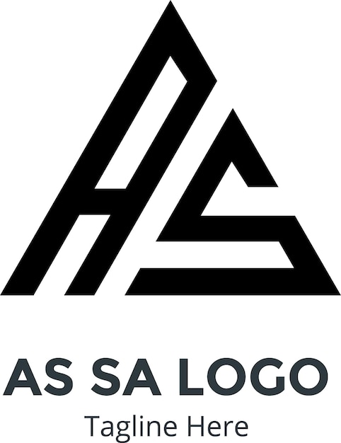 Vector write as sa logo