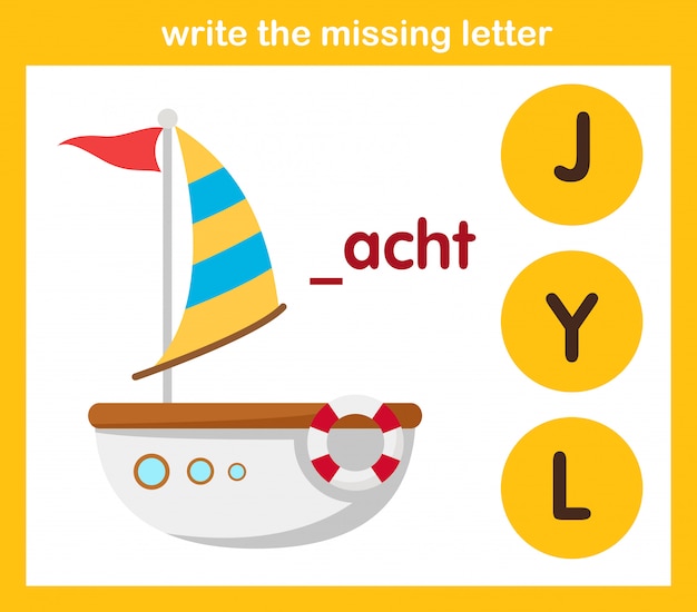 Write the missing letter