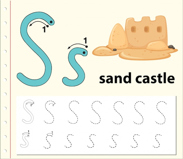 砂のお城の手紙を書く
