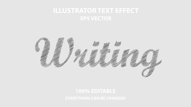 WRITING EDITABLE TEXT EFFECT