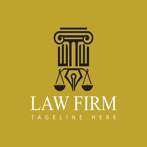 Vector ww initial monogram logo for lawfirm