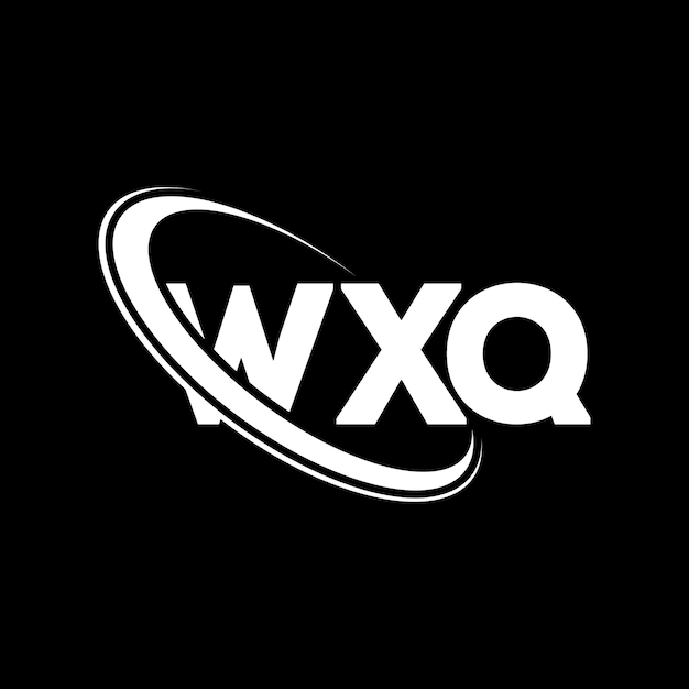 Вектор Логотип wxq буква wxq буквенный дизайн логотипа инициалы логотипа wxq, связанный с кругом и заглавными буквами, логотип монограммы wxq типография для технологического бизнеса и бренда недвижимости