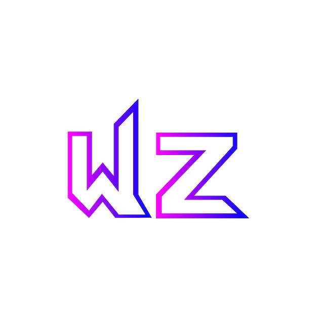 wz minimalistisch logo