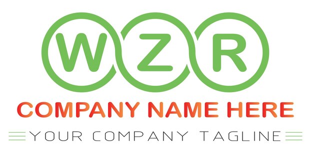 Wzr 文字ロゴ デザイン