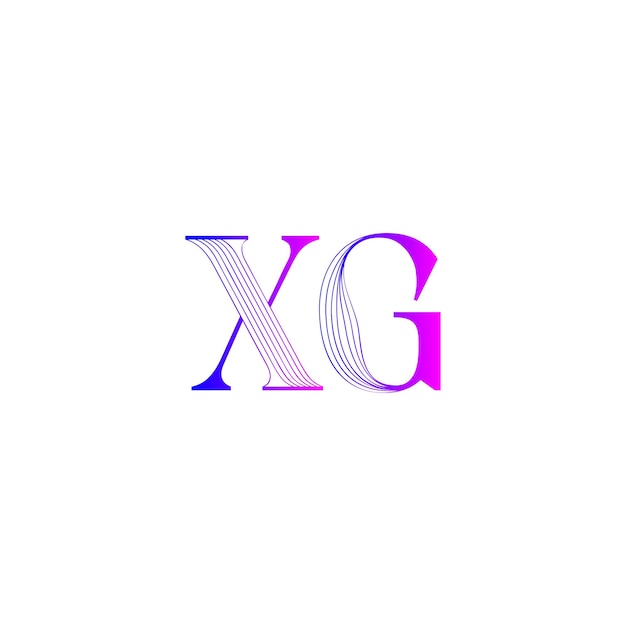 Vector x and g logo