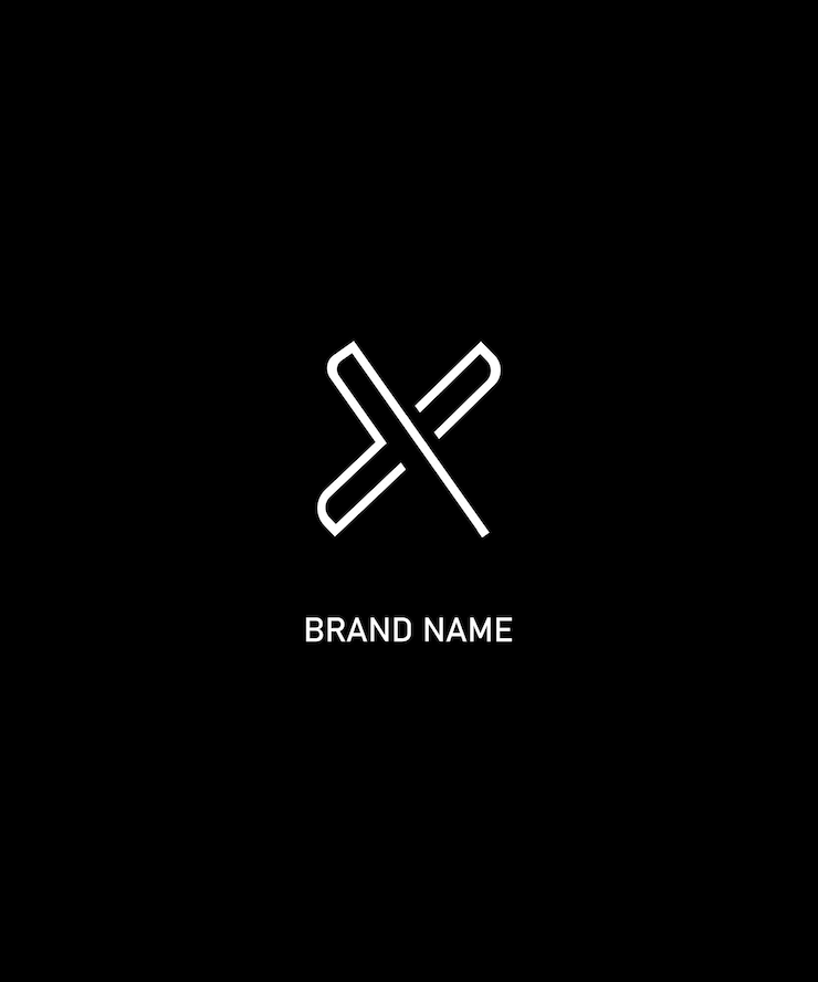 Vector x 글자 로고 디자인